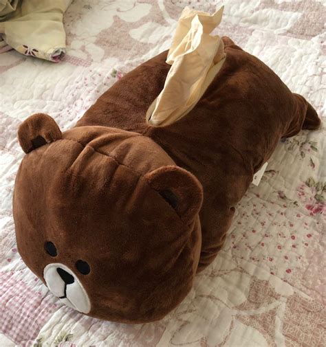 Brown Bear Tissue Box Hobbies Toys Toys Games On Carousell