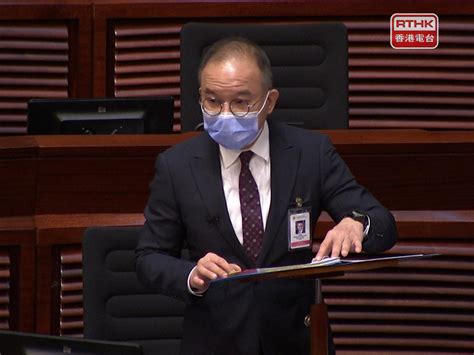 香港即時新聞網 港台 曾國衞稱政治委任官員受守則規管 須承擔施政成效責任