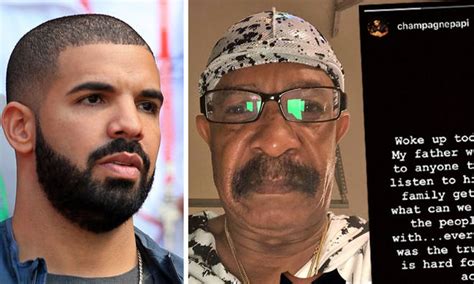 Drake Admits He's "Hurt" After His Father Claimed He Lies In His Music ...