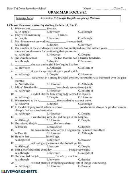 English Grammar Exercises English Grammar Exercises English Language