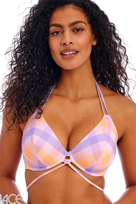 Freya Swim Harbour Island Bikini Beha Triangle E H Cup Sorbet Lace Lingerie Nl