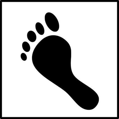 SVG Toes Footprints Man Human Free SVG Image Icon SVG Silh