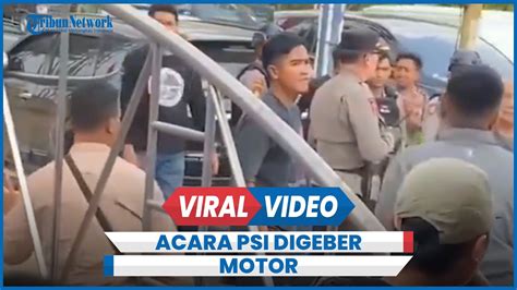 Acara PSI Di Pati Disambangi Massa Geber Motor Berbendera PDIP YouTube