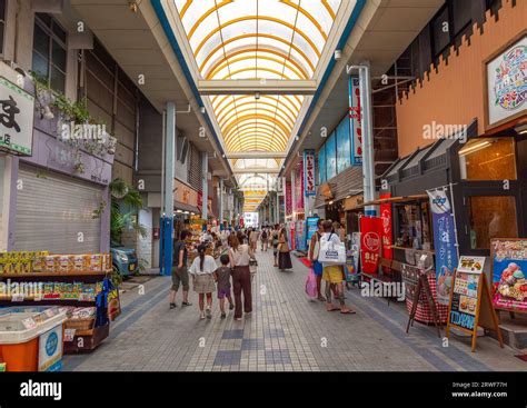 Covered Food Market Yaeyama Islands Ishigaki Japan Stock Photo Alamy