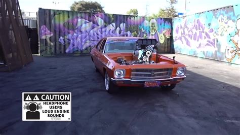 Kranky Invades The Yard 1400hp WILD Aussie Burnout Machine Smokes Us