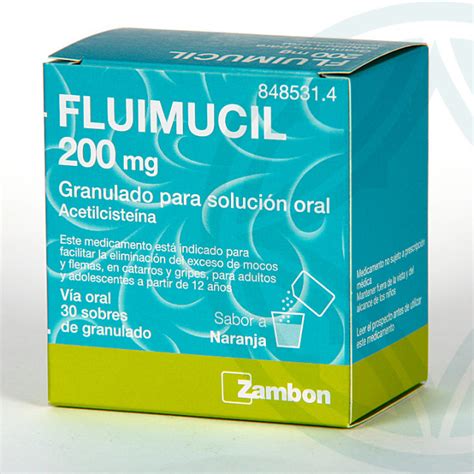 Fluimucil Granulado Sobres Acetilcisteina Farmacia Jim Nez