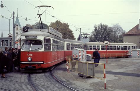 Wien Wiener Stadtwerke Verkehrsbetriebe WVB SL 6 E1 4710 SGP 1969