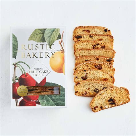 Rustic Bakery Artisan Fruitcake Crisps | Amabel Provisions