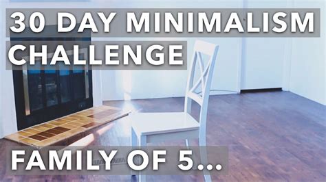 30 Day Minimalism Challenge Our Journey To Bliss Youtube