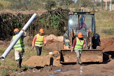 Concordia avanzan a buen ritmo la ampliación de la red de agua y obras