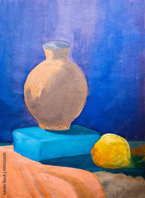 Monochromatic Painting Still Life