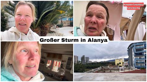 Sturm in Alanya Auswandern Türkei Alltag Vlog mit Kangal Welpen 30