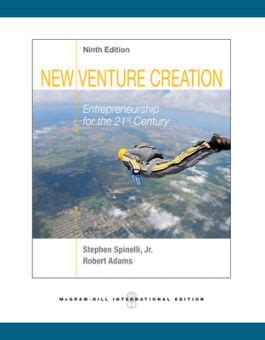 Ebook New Venture Creation Entrepreneurship For The St Century