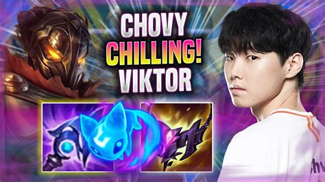 CHOVY CHILLING WITH VIKTOR GEN Chovy Plays Viktor MID Vs Sylas