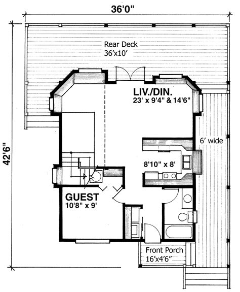 Designed To Capture Views First Floor Plan SDL Custom Homes