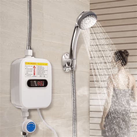 ZOUYUE Electric 3500W Tankless Water Heater for Shower - Walmart.com