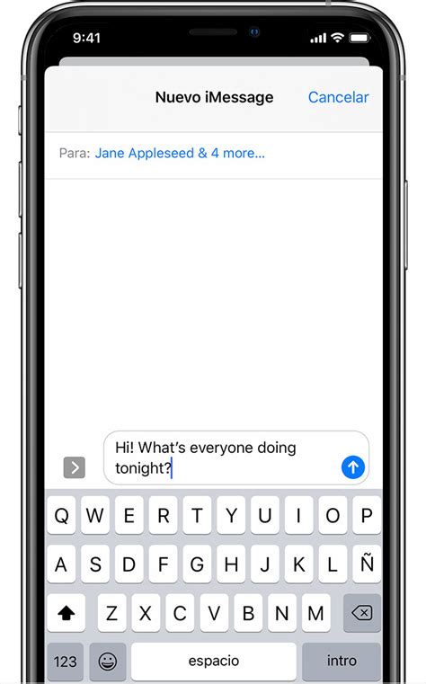 Enviar Un Mensaje De Texto Grupal En El Iphone Ipad O Ipod Touch