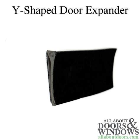 Sweep Y Shape Storm Door Expander Black Vinyl Draft Stopper Sold By The Foot Ebay