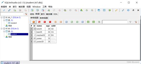 QT操作SQLite数据库 控制台 增删改查 qt 使用sqlite实现增删改查 CSDN博客