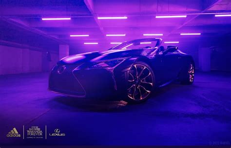 Black Panther Wakanda Forever Lexus Lc Concept Car At Mccc Week Er