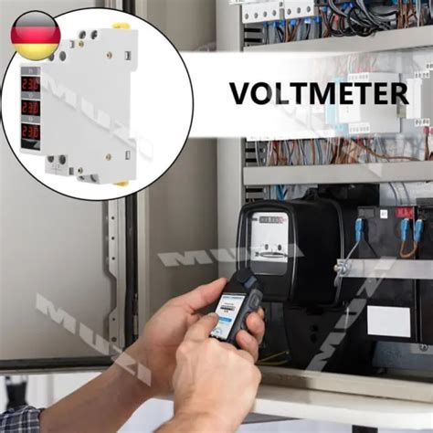 DIN RAIL MISURATORE Di Tensione Modulare Trifase 18mm AC80 500V