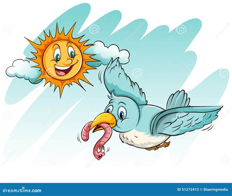 The Early Bird... Vector Illustration | CartoonDealer.com #22098728