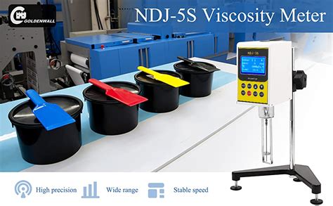 CGOLDENWALL NDJ 5S Rotary Visometer Digital Rotational Viscosity Meter