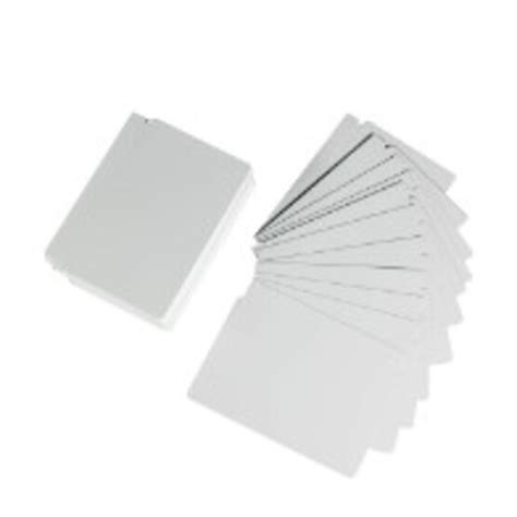 ZEBRA Tarjetas De PVC Zebra Blancas 500 Unidades