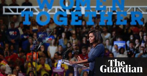 Michelle Obama Speech Crushes Trump With Weight Of Womens Experience Us News The Guardian