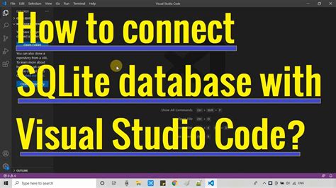 How To Connect Sqlite Datbase With Visual Studio Code Youtube