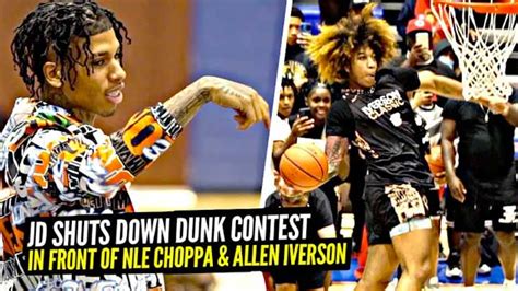 JD Davison Wins INSANE DUNK CONTEST w/ NLE Choppa & Allen Iverson ...