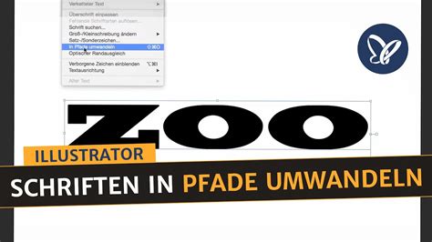 Illustrator Tutorial Schriften In Pfade Umwandeln Youtube