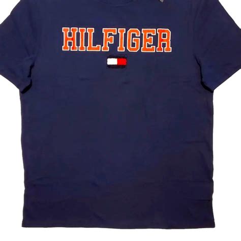 Tommy Hilfiger Shirts Mens Tommy Hilfiger Varsity Letter Stitch