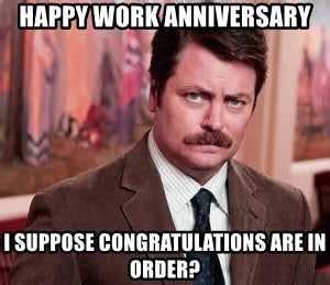 12 Work anniversary memes - show employees you care (and you're funny!)