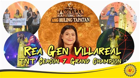 Rea Gen Villareal TAWAG NG TANGHALAN Season 7 PERFORMANCE YouTube