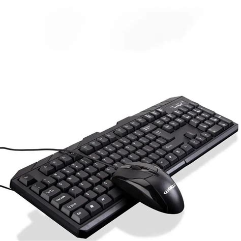 EastVita 1200dpi Multimedia Ergonomic Gaming Wired Computer Keyboard Mouse Set Professional ...