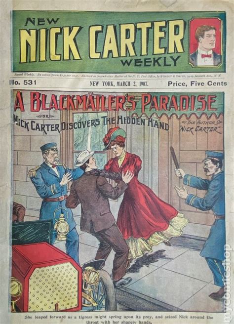 Nick Carter Weekly 1896 Street And Smith Comic Books