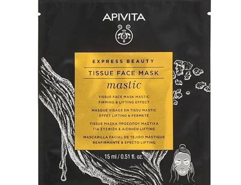 Apivita Express Beauty Tissue Μάσκα Προσώπου με Μαστίχα για Σύσφιξη