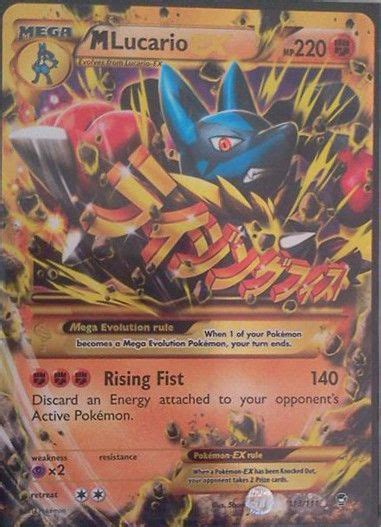 Mega Lucario Ex Pokemon X Y Furious Fists Ultra Rare Card Review Gaming Successfully Artofit