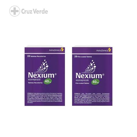 Nexium 40mg 28 Tableta Cruz Verde