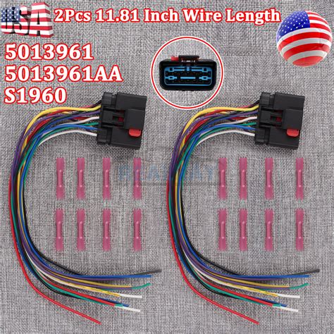 Fits Jeep Grand Cherokee 1997-2004 Door Wire Harness Connector Pigtail