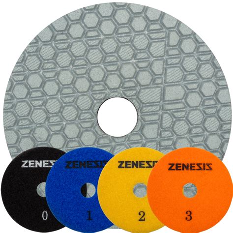 Zenesis Step Polishing Pads Detroit Diamond Tools