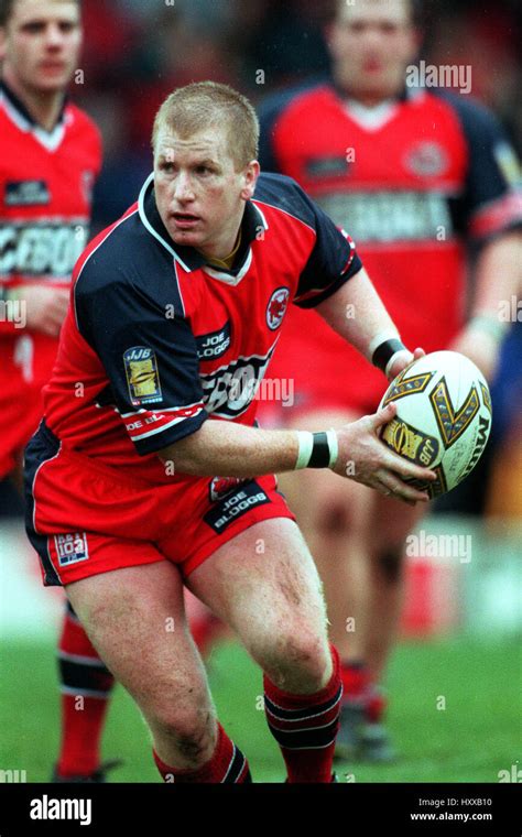 Martin Crompton Salford Reds Rlfc 08 March 1999 Stock Photo Alamy