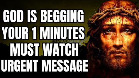 🛑 God Message For Me Today🙏🙏 God Is Begging Your 1 Minutes Must Watch