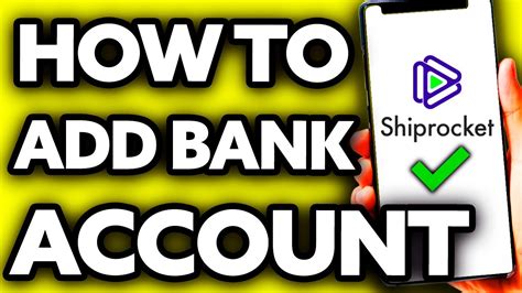 How To Add Bank Account In Shiprocket Easy Youtube