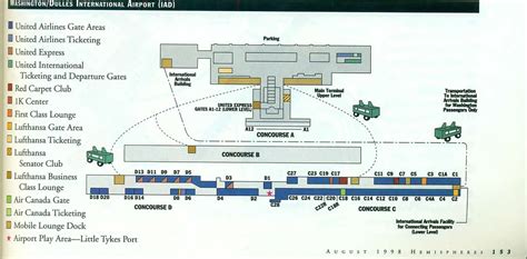 Dulles International Airport Terminal Map