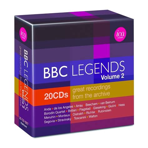 Bbc Legends Vol 2 Ica Classics