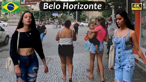 Walking Tour Downtown Belo Horizonte In Minas Gerais Brazil K