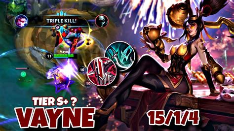 Wild Rift Vayne Is The Best Adc In Patch B Gameplay Vayne