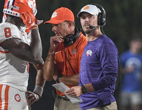 Garrett Riley Clemson Football Offensive Coordinator In Photos